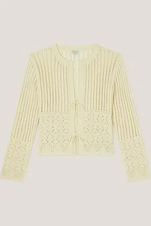 Monsoon Girls Cropped Knit Cardigan
