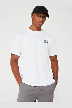 New Balance Mens Logo Tee - White