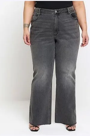 River Island Plus High Rise Straight Jean