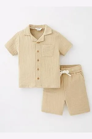 Very Boys Double Gauze Shirt And Short Set