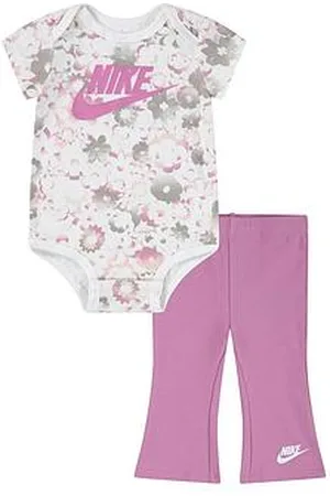 Nike Infant Girls Floral Bodysuit And Legging Set