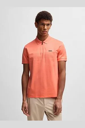 HUGO BOSS Mens Golf Philix Pima Regular Fit Polo