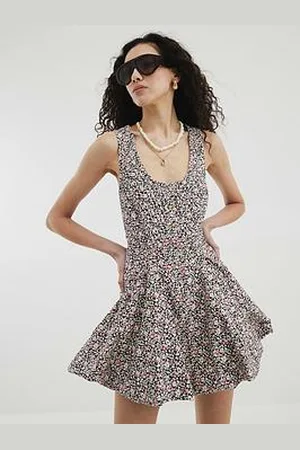 River Island Puffball Button Dress
