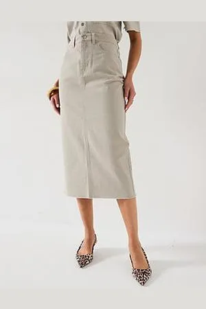 Very Denim Midi Skirt
