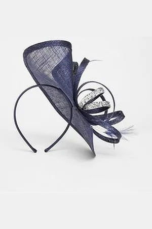 Quiz Navy Bow Headband Fascinator