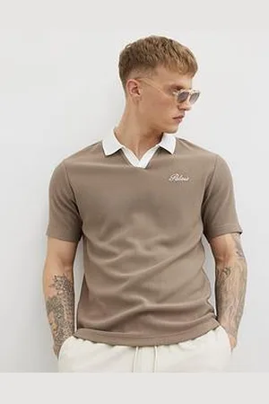 River Island Ottoman Contrast Collar Polo Shirt