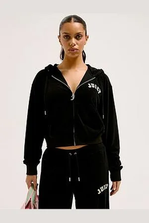 Juicy Couture Collegiate Oversized Cropped Hoodie