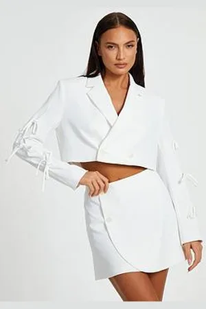 Quiz Asymmetric Mini Skirt