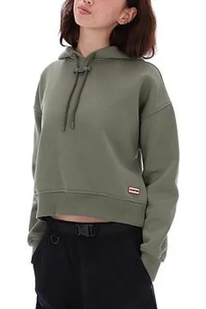 Hunter Logo Cropped Hoodie