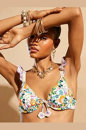 River Island Del Maar Soft Structured Bikini Top