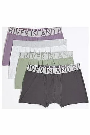 River Island Ri Colour Green/Purple 4 Pack Trunks