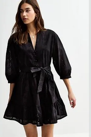 New Look Broderie Anglaise Mini Dress