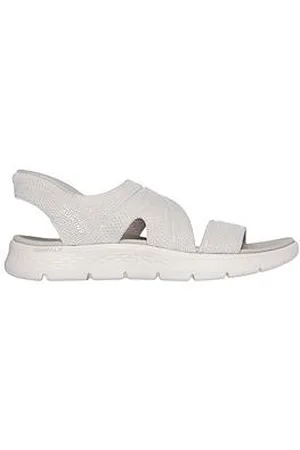 Skechers Go Walk Flex Sandal Enticing Slip-Ins Knit Asymmetrical Sandal