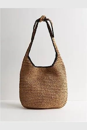 New Look Woven Slouchy Tote Bag