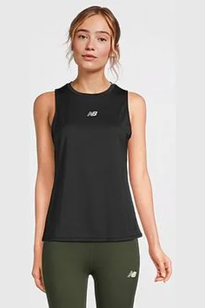 New Balance Womens Running Jacquard Slim Tank