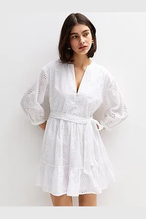 New Look Broderie Anglaise Mini Dress