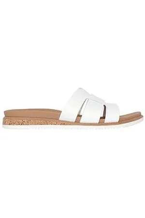Skechers Desert Kiss Low Duraleather Double H Strap Slide - Duraleather