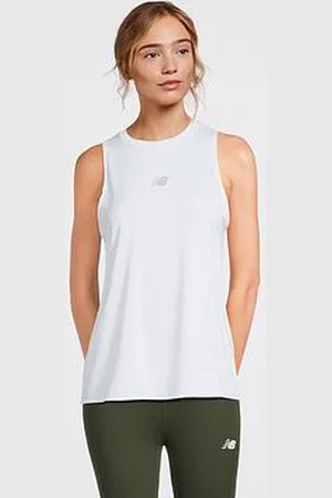 New Balance Womens Running Jacquard Slim Tank