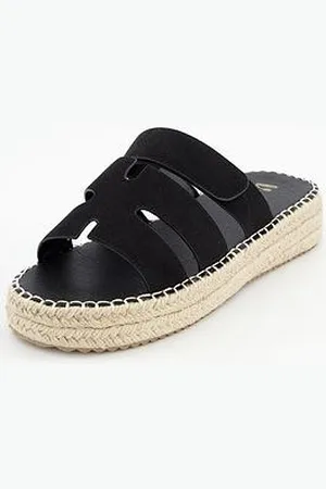Very Extra Wide Fit Flat Espadrille Sandal