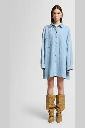 7 for all Mankind Overshirt Denim Dress