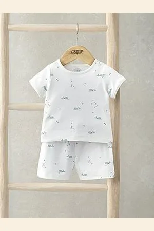 Mamas & Papas Baby Boys Whale Print Pyjamas