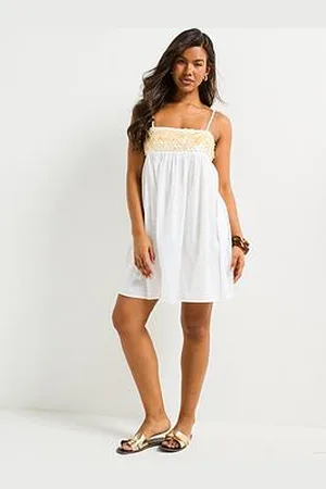 Very Shell Detail Strappy Mini Dress