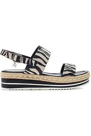 Moda In Pelle Periso Wedge Sandals - Zebra