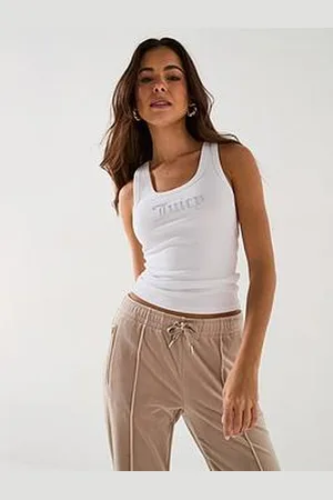 Juicy Couture Racer Vest With Diamante Logo
