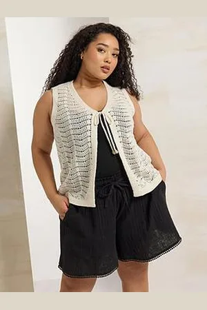 Yours Curve Double Gauze Flippy Short