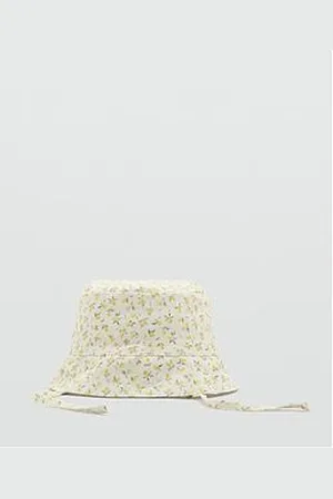 MANGO Baby Girls Lemon Print Sun Hat