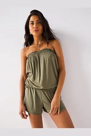 Everyday Basic Bubble Hem Bandeau Top
