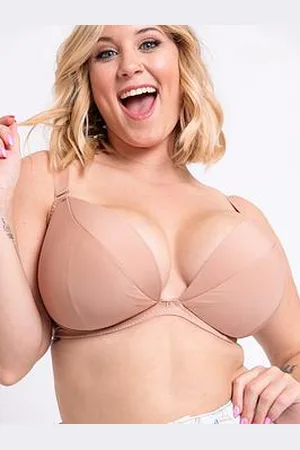 Curvy Kate Superhero Multiway Padded Plunge Bra - Latte