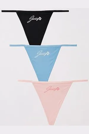 Juicy Couture Aloha Juicy Logo Thong - Multipack
