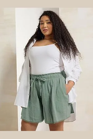 Yours Curve Double Gauze Flippy Short