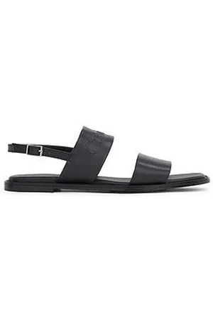 Calvin Klein Double Strap Logo Sandal