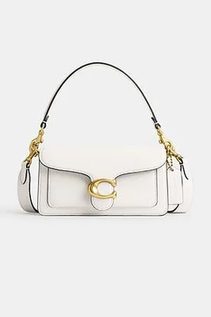 Coach Tabby 20 Polished Pebble Leather Shoulder Bag - Chalk