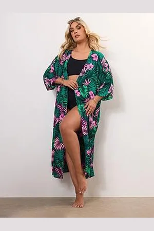 Yours Curve Midaxi Crochet Insert Coverup