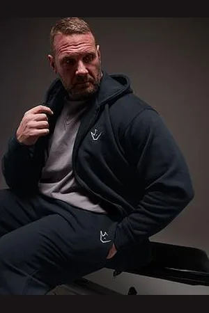 BAD RHINO Ironrhino Logo Zip Through Hoodie