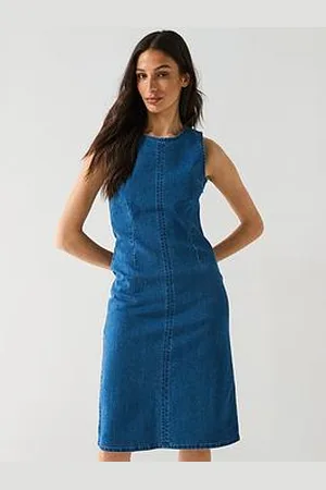 Pieces® Tiffany Sleeveless Denim Dress
