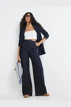 River Island Baggy Wide Leg Jeans