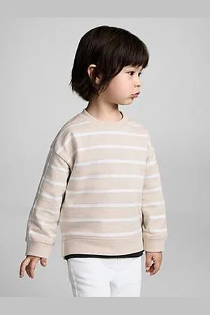 MANGO Younger Boys Stripe Co-Ord Sweat