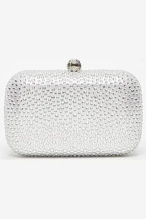 Quiz Embellished Box Bag