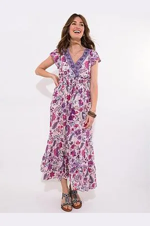 Joe Browns Polly Beaded And Printed Dress
