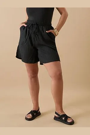 Yours Curve Crinkle Short