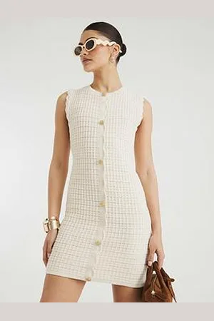 River Island Stitch Knit Mini Dress
