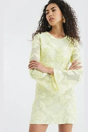 River Island Floral Mesh Mini Dress