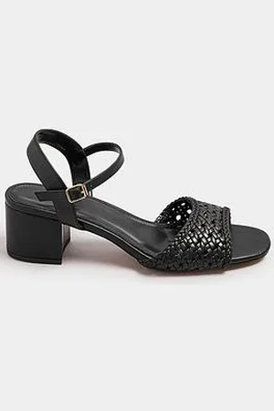 Long Tall Sally Woven Block Heel Sandal