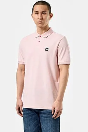 Weekend Offender Caneiros Classic Badge Polo Shirt - Salmon