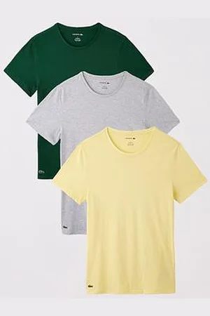 Lacoste 3-Pack Cotton Jersey Loungewear T-Shirt