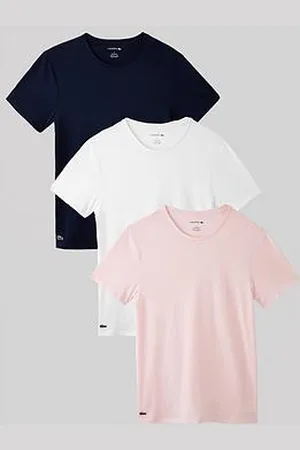 Lacoste 3-Pack Cotton Jersey Loungewear T-Shirt